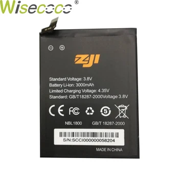 

WISECOCO New Original 3000mAh Battery For HOMTOM Zoji Z6/Z 6 PRO Smart Mobile phone High Quality In Stock With Tracking Number
