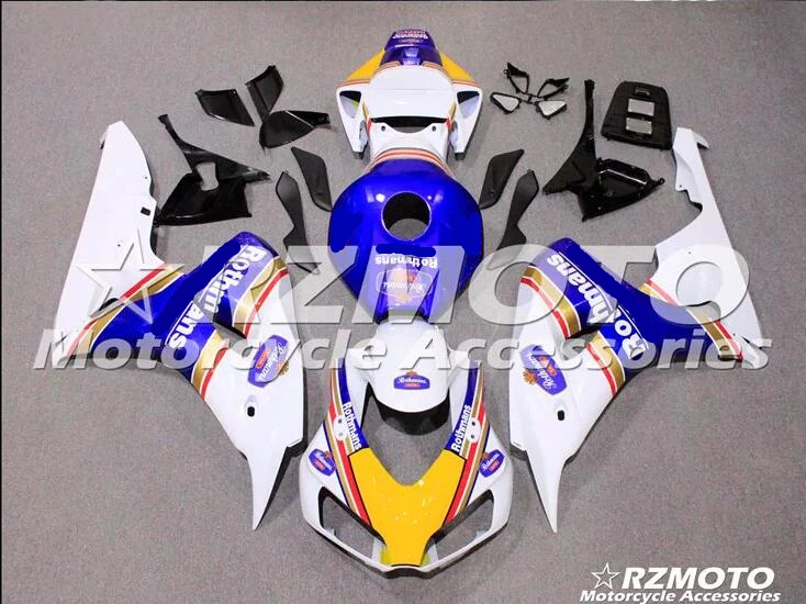 Мотоциклетный обтекатель abs, пригодный для Honda Cbr1000rr 2006-2007 корпусные детали формы белый синий желтый ACEKITS Магазин № 0085