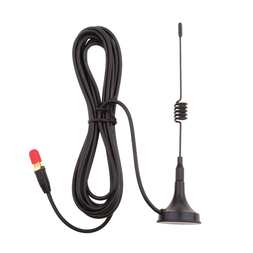 Dual Band SMA-F UHF+VHF Magnetic Vehicle-mounted Antenna for BAOFENG UV5R 888s H777 WOXUN by Two way radio Wireless Network