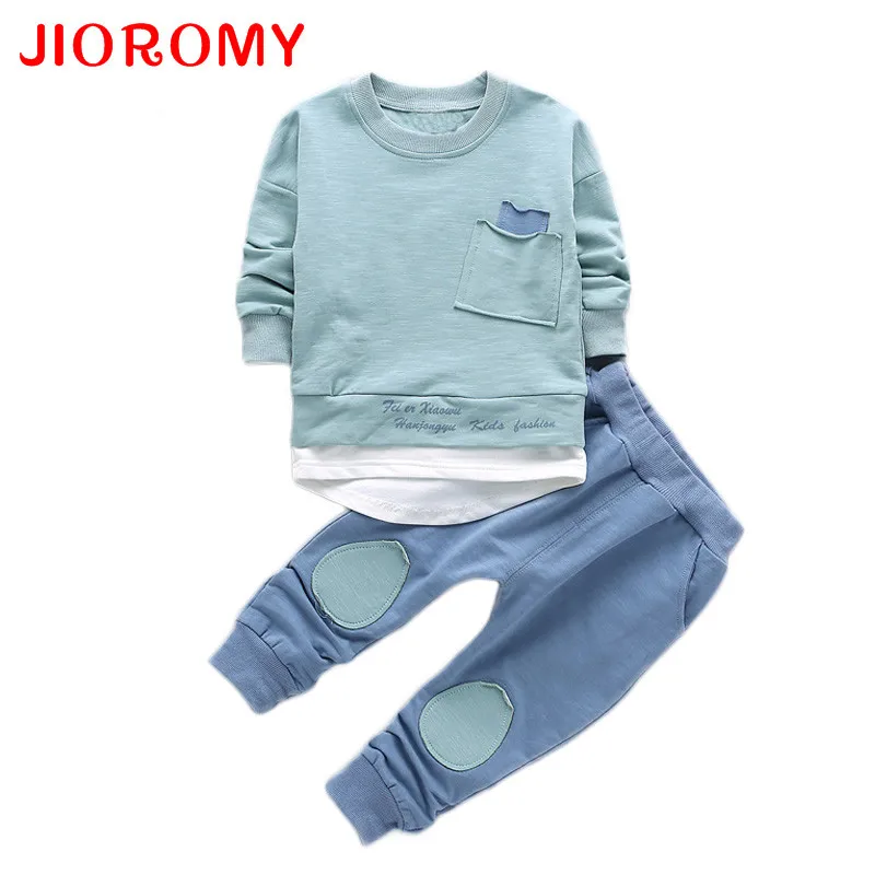 JIOROMY2PC طفل طفل الفتيان الملابس الزي الرضع الصبي الاطفال قميص قمم + السراويل ملابس كاجوال 2019 الاطفال الملابس ل 18 Months-4Y JIOROMY2PC طفل طفل الفتيان الملابس الزي الرضع الصبي الاطفال قميص قمم + السراويل ملابس كاجوال 2019 الاطفال الملابس ل 18 Months-4Y