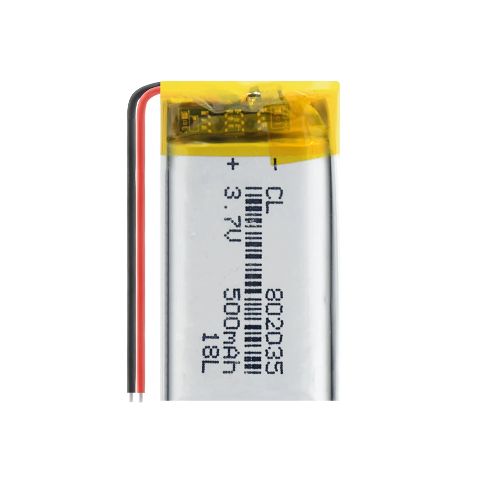 500mAh полимерный аккумулятор 3,7 V 802035 литий-ионный для MP3 MP4 MP5 gps KTV Бытовой усилитель аккумулятора аудио компьютерный микрофон