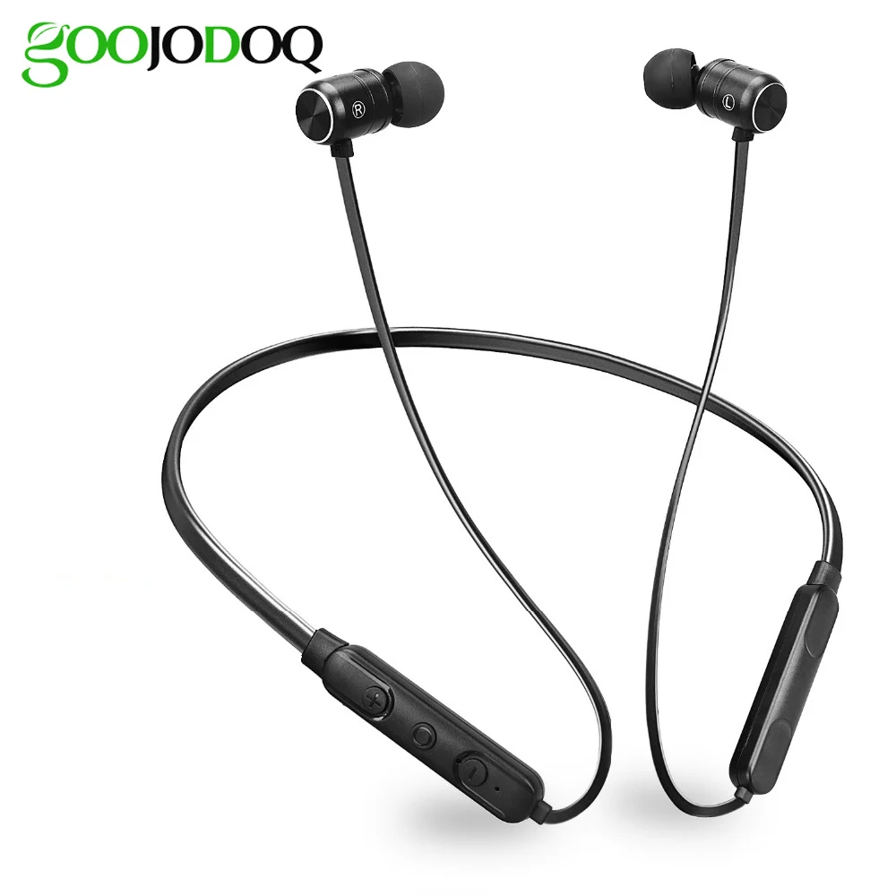 

GOOJODOQ For iphone huawei Xiaomi Samsung 4. 1 Bluetooth Earphone Sport Wireless Headphone IPX6 Anti-sweat Wireless Earphone