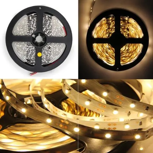 NFLC OPOWAY гибкая светодиодная лента 300 Led 3528 SMD теплый белый 3100K Светодиодная 5 метров