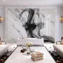 Чернила дым тихонько элегантный искусство китайский абстрактный джаз белый фон настенные декоративные настенные обои, фрески