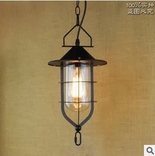 

60w Retro Loft Lamp Edison Industrial Lamps Vintage Pendant Light with Black Metal Shade Lampara Colgante De Techo