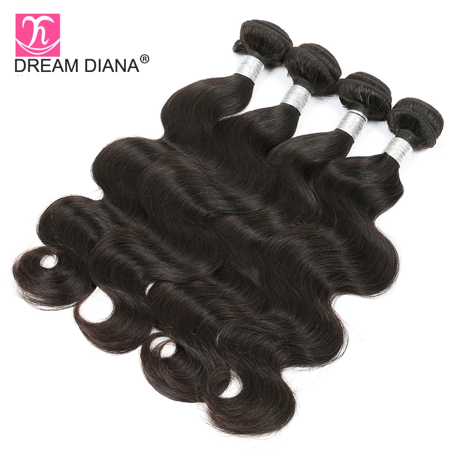 Dream Diana Brazilian Body Wave 4 Bundles Tissage Bresiliens Remy Body Wave Bundles 8\ Dream Diana Brazilian Body Wave 4 Bundles Tissage Bresiliens Remy Body Wave Bundles 8\