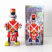 Антикварная оловянная Игрушка заводные игрушки металлический ремесленный робот/автомобиль/поезд коллекция mkd51 реквизит для фотосъемки Рождественский подарок MS250