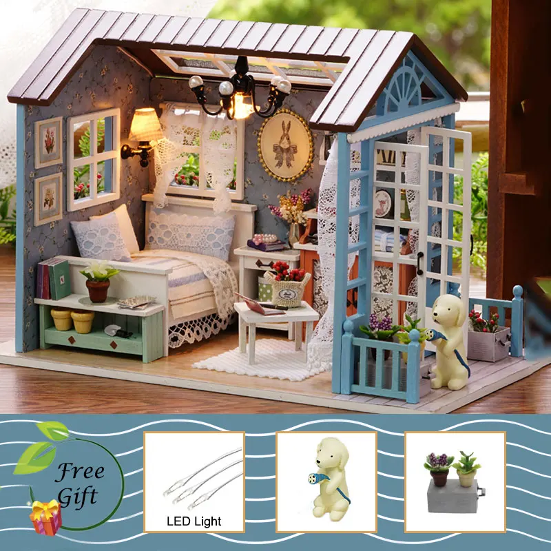Cutebee кукольный дом мебель миниатюрный кукольный домик DIY миниатюрный дом комната коробка театр игрушки для детей наклейки DIY кукольный домик D - Цвет: Z7