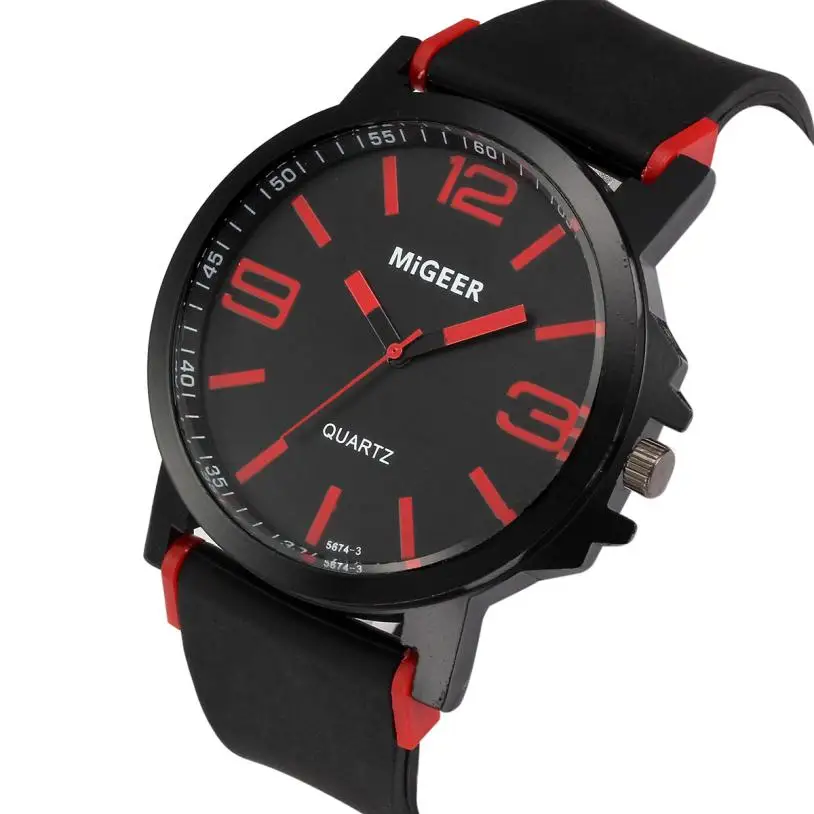 

Super Cool Mens Sports Watches Relogio Masculino Hot Men Sport Watch Reloj Silicone Wristwatch Erkek Kol Saati #D