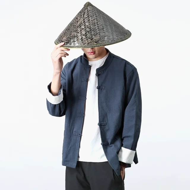 Us 429 45 Offtraditional Chinses Clothing For Men Shang Hai Shirt Tops Online Chinese Store Solid Casual Tops Shirt Chinese China Ta014 In Tops - 