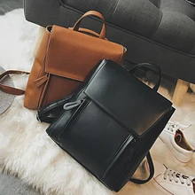 2016 de Invierno Nueva Moda Coreana Ocio Todo-Fósforo Sencilla Mochila multiusos Del Bolso de Escuela Retro Viento Estilo Preppy Mochila
