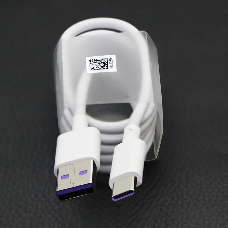 Кабель Huawei 5A USB Type C SuperCharge P40 P30 Mate 30 20 X P20 Pro Lite P10 P9 Plus Mate10 Mate9 Nova 3e кабели|Зарядные