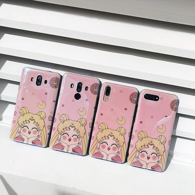 LANCHE Sailor Moon мягкий чехол для телефона huawei P30 P20 mate 20 10 Pro Чехол для Honor 10 20 20i V20 Nova 3i японский мультяшный чехол