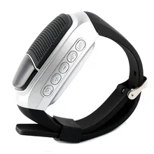 Sports Bluetooth Speaker Hands-free Call TF Card Playing FM Radio Self-timer Wireless Speakers Smart Watch Time Display