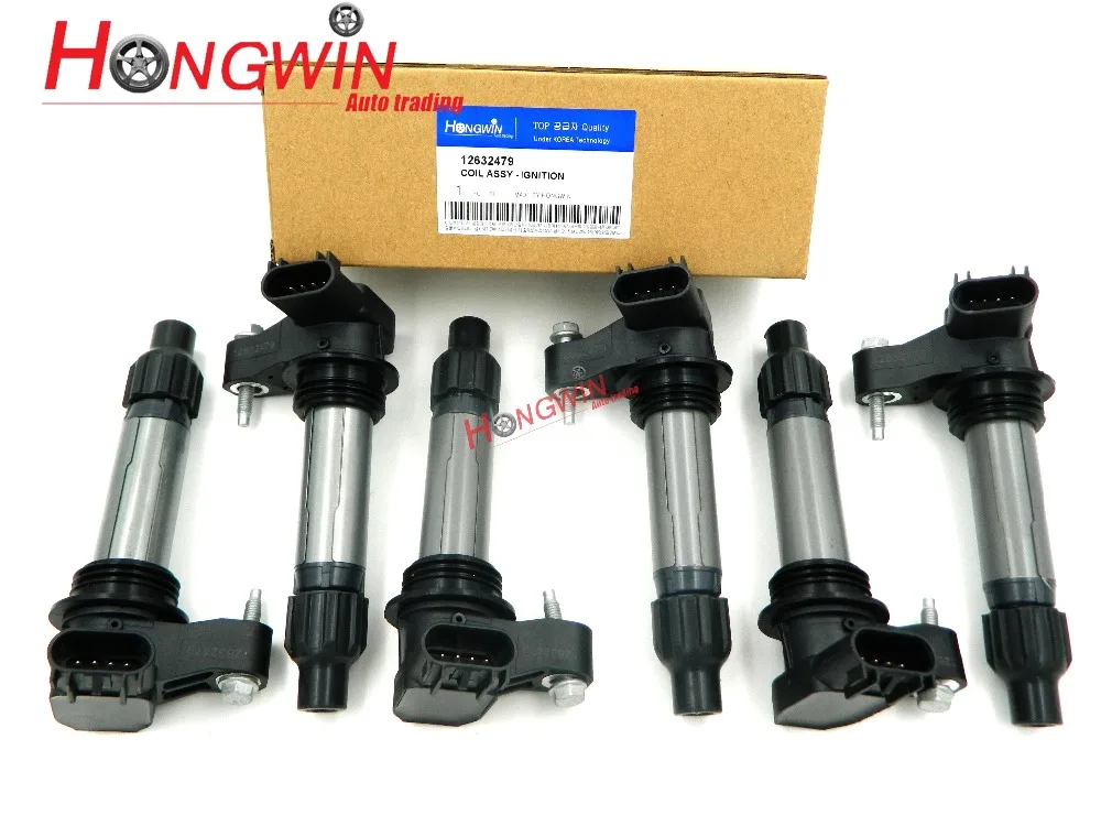 

6pcs of one set OEM NO. & GENUINE NO.: 12632479/UF569 IGNITION COIL FOR BUICK CADILLAC CHEVROLET GMC PONTIAC C1555