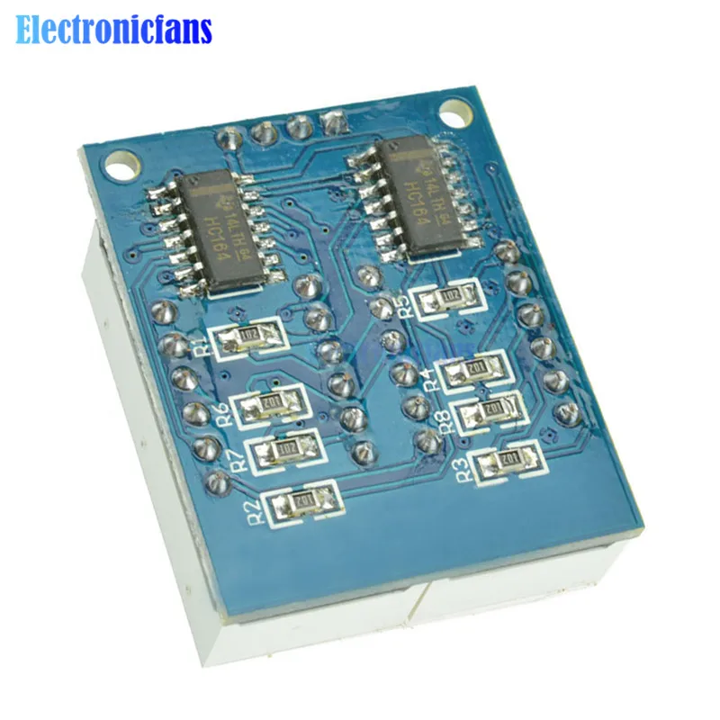 74HC595 74HC164 8 битный цифровой светодиодный модуль Nixie Tube красная трубчатая плата|nixie