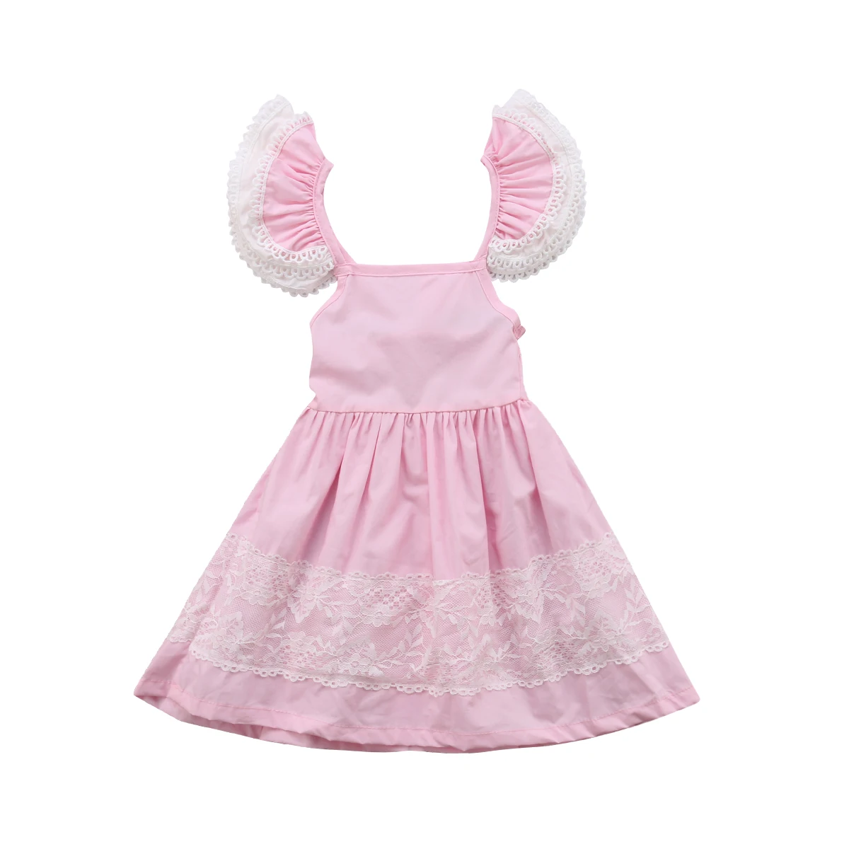 Платье-пачка без рукавов для маленьких девочек вечерние платья принцессы Tull Детский сарафан розового цвета
