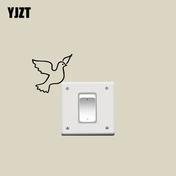 

Flying Peace Dove Vinyl Black Nice Wall Decal Decor Switch Sticker Animal 8SS-0013
