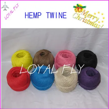 

10pcs/lot 12 color hemp twine/cords twisted hemp twine,hemp string, cord