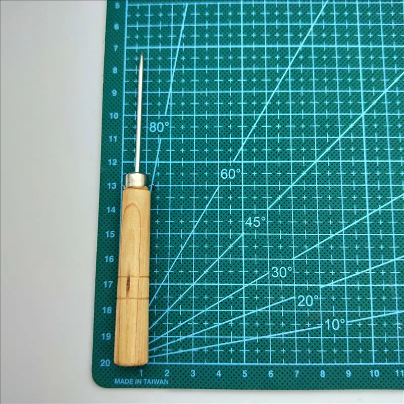 Деревянная ручка иглы под давлением релиз инструмента для освобождение бумаги порезы DIY Трафаретный вырубной штамп Бумага Carft решений