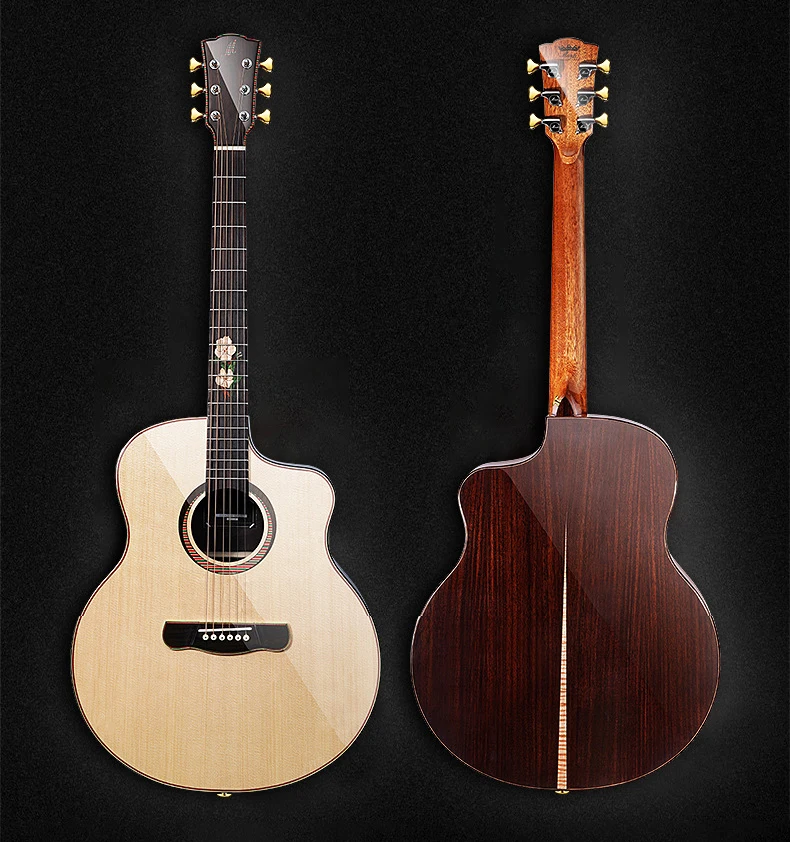 

Merida A15JC 42inch GJ Jumbo cut way acoustic guitar,Guitarra acustica