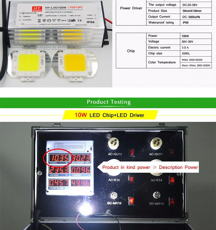 ac 110V 220V 100W 50w 30w 20w led chip light lamp led driver (4)