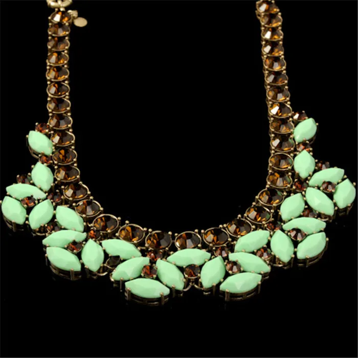 Free Shipping /High Quality BULE Bead Statement NECKLACE (min order 20