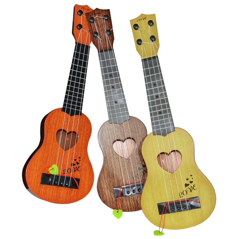 Mini Ukulele Toy Beginner Classical Ukulele Guitar Educational Musical Instrument Toy for Kids Developmente ducational music toy