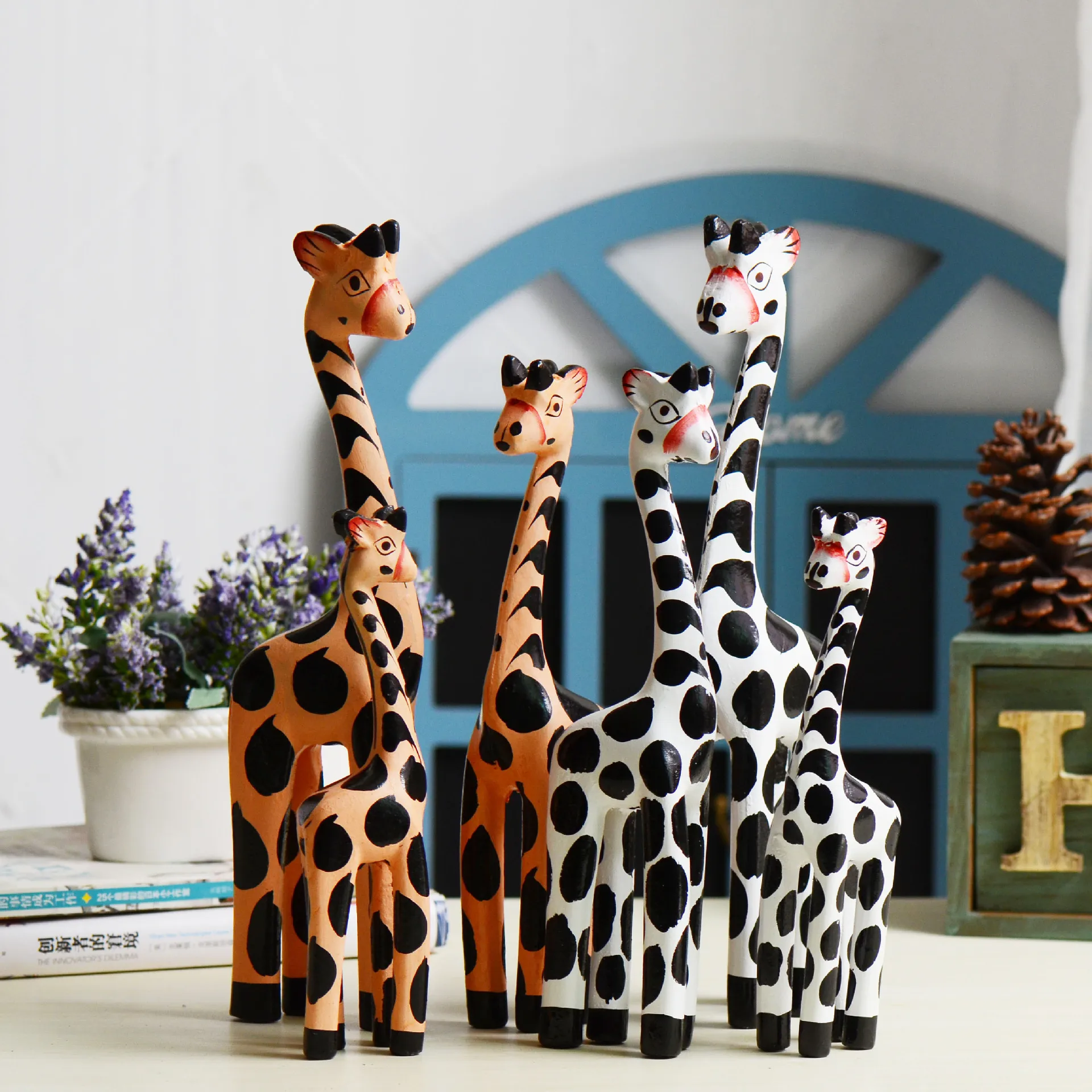 Online Get Cheap Wooden Giraffe Home Aliexpress Alibaba Group within wooden giraffe home decor for your Reference