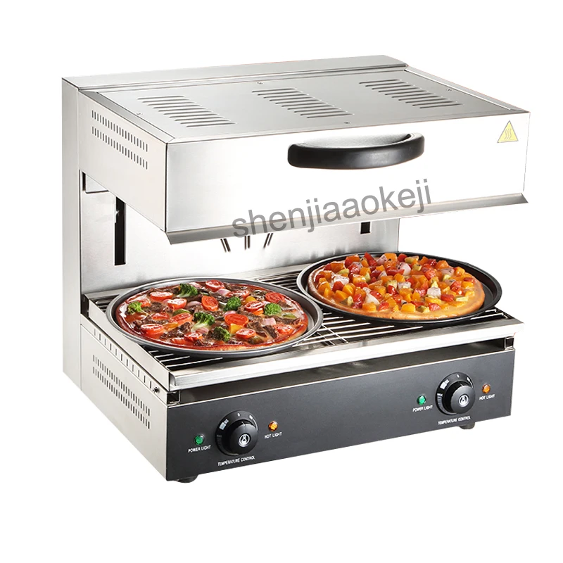 Commercial électrique poêle ascenseur type électrique chaud surface poêle feu gril four style occidental four Double contrôle 220v 4000w 1pc