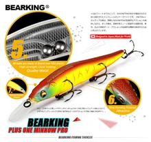Nice Low cost!Retail fishing lures,assorted colours high quality Minnow 110mm 14g,Tungsten ball bearking 2017 mannequin crank bait