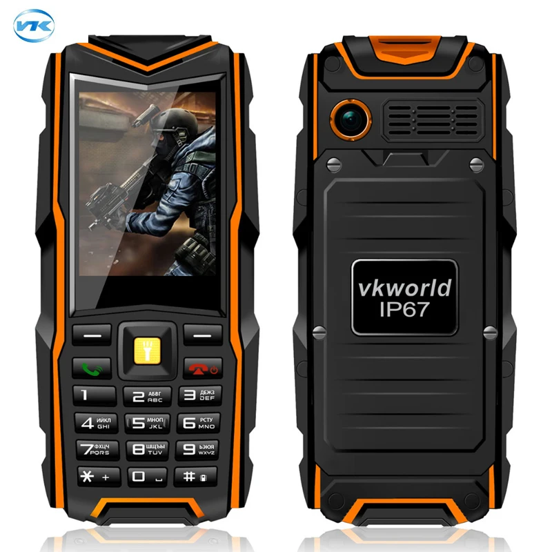 Original VKWorld Stone V3 Mobile Phone Waterproof IP67 Dustproof Dropproof 2 4 inch Dual SIM 5200mAh