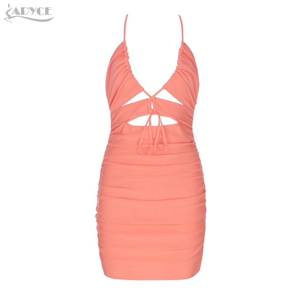 Adyce 2019 новый летний Бандажное платье Для женщин Vestidos Сексуальная Bodycon