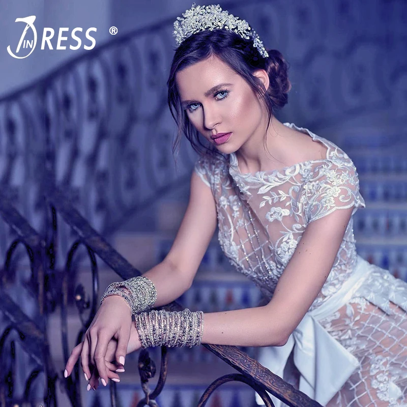

INDRSESME Women Summer Dress Sequined Lace O Neck Sexy Party Bodycon Bandge Dresses Short Sleeve Mini Club Dress For the Lady