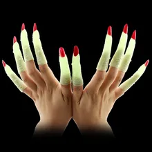 Beauty Girl Halloween zombie witch costume party supplies props luminous full cover false nail sets Sep 8