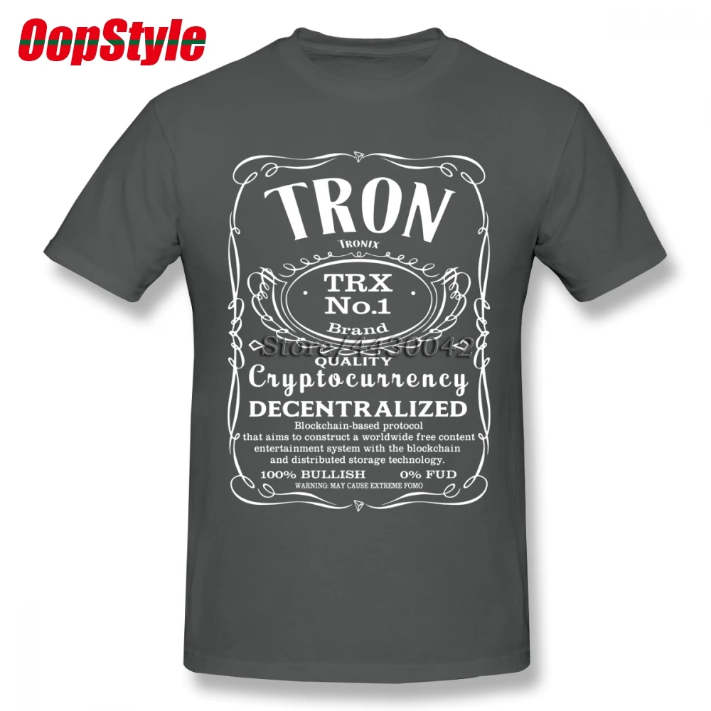 Tron moneda Cryptocurrency Camiseta para hombres más algodón de tamaño Camiseta de equipo 4XL 5XL 6XL Camiseta Tron moneda Cryptocurrency Camiseta para hombres más algodón de tamaño Camiseta de equipo 4XL 5XL 6XL Camiseta