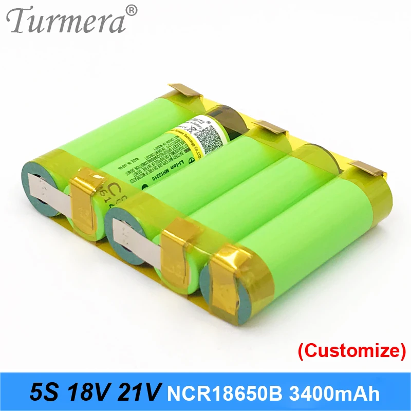 18650 батарея 3400mah ncr18650b 12,6 v 16,8 v 21v батарея для отвертки батареи сварные полоски для пайки Настройка батареи NOV10