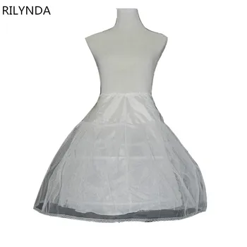 

Hot Sale Children Petticoats Wedding Bride Accessories Little Girls Crinoline White Long Flower Girl Formal Dress Underskirt
