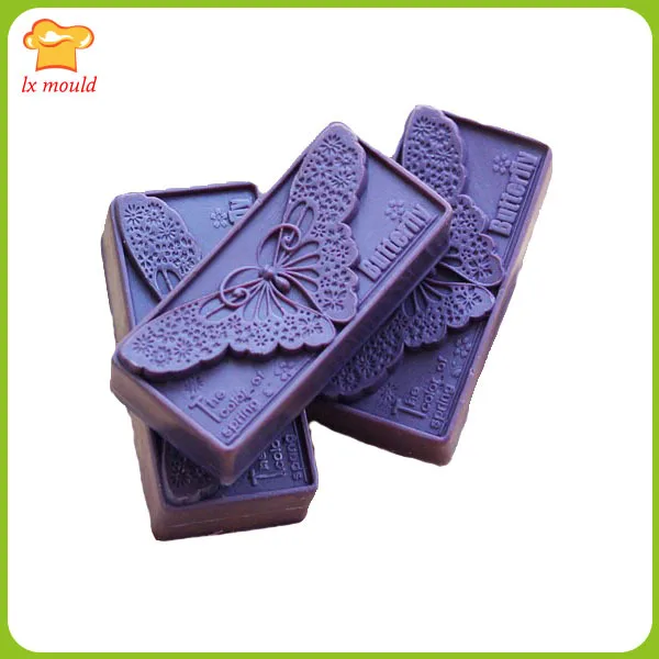

LXYY DIY butterfly rectangular soaps silicone soft soap mold cold mold soap mould customization