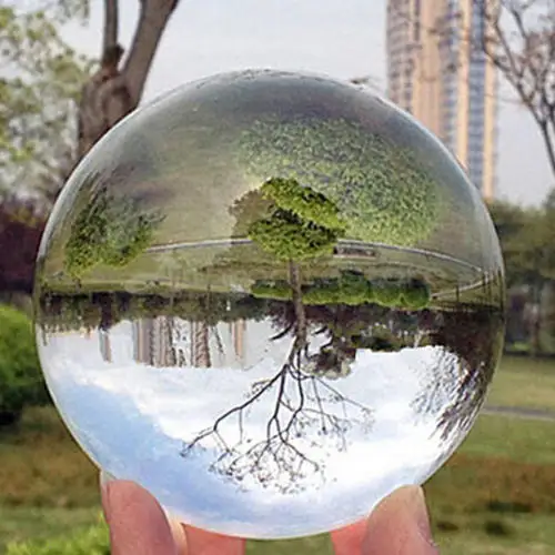 80 мм прозрачное стекло хрустальный шар Сфера фотографии реквизит подарки - Цвет: 40mm