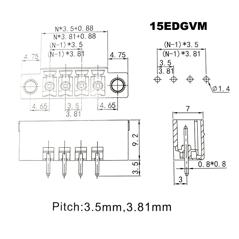 15EDGVM size