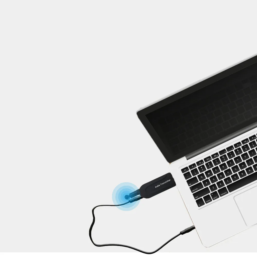 Powstro беспроводной Bluetooth 4,0 стерео 3,5 мм музыка USB аудио передатчик адаптер для портативных ПК ТВ динамик наушники по Bluetooth