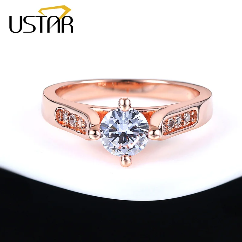 USTAR обручальные кольца с четырьмя зубцами для женщин|wedding rings for women|wedding ringsrings women |