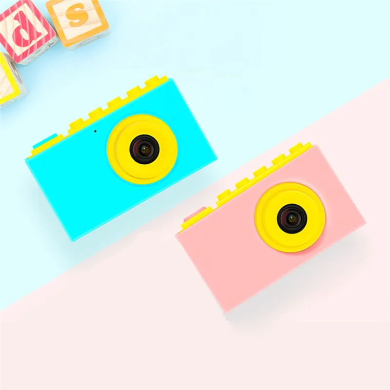 80MPMiniDigitalCamera2InchCartoonCuteCameraToysChildrenBirthdayGift1080PToddlerToysCamera