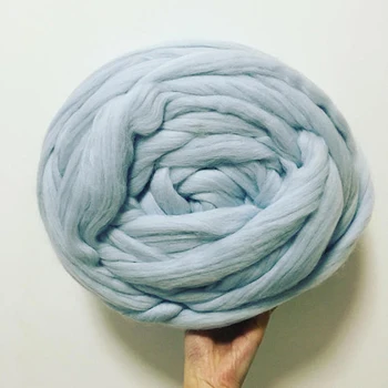 

Winter Warm big yarn blanket 1Ball Chunky Wool Yarn 500g Super Soft Bulky Arm Knitting gigantic Wool Roving Massive knitted loop