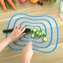 4 шт./компл. SMLPlastic разделочная доска кулинарный блок Антибактериальный нескользящий разделочный коврик, кухонные инструменты TB распродажа