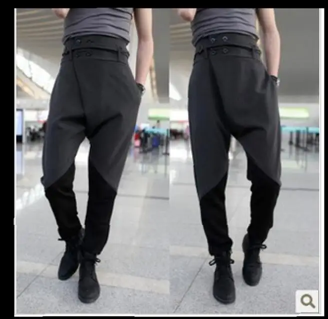 27-42 2019 новая мода прилив мужские свободные повседневные шаровары Корейская версия slim высокой талии ноги брюки плюс размер