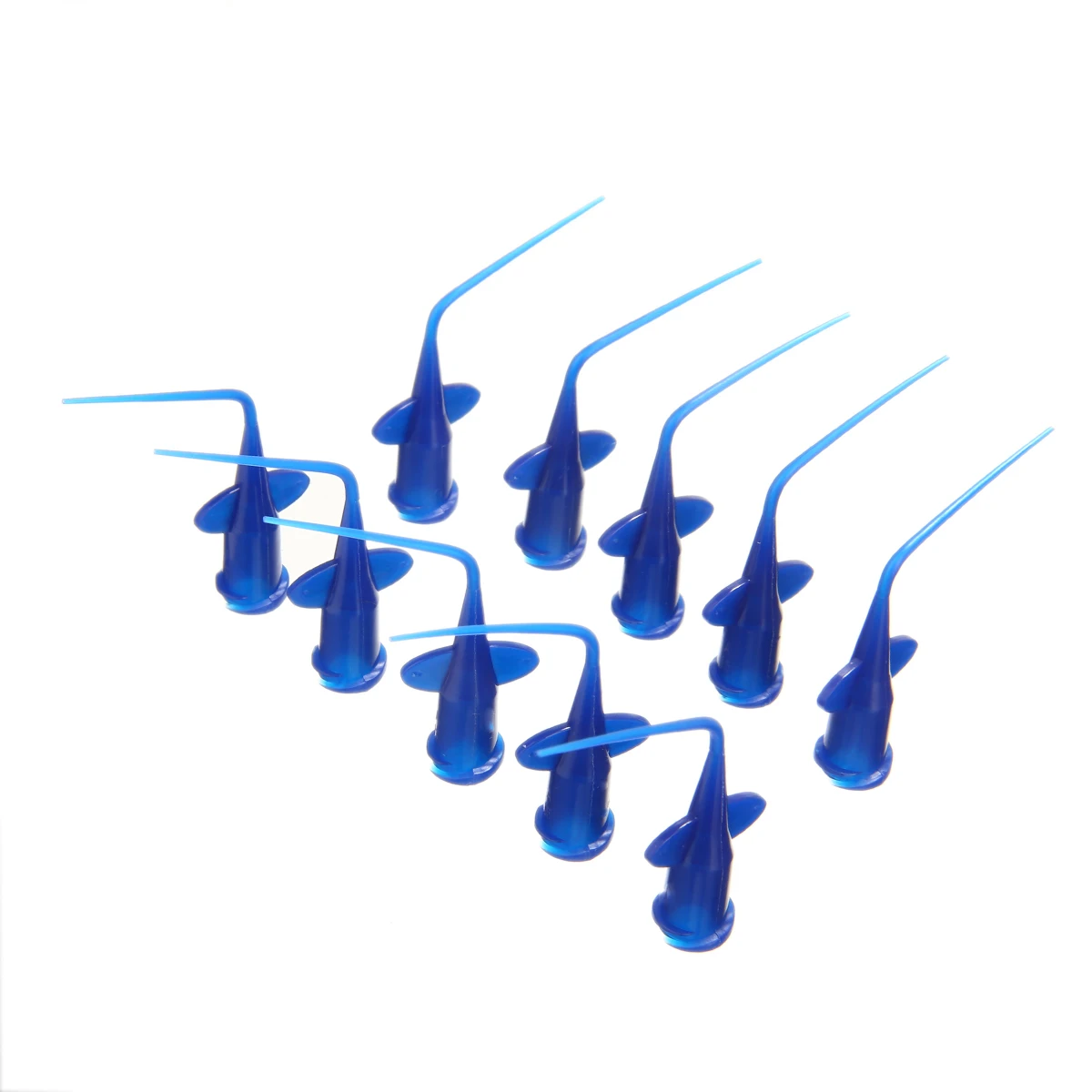 50 Pieces Dental Irrigation Tips Disposable Syringe Tips Blue Dental Disposable Syringe Tip Dental Irrigation Tips For Dentist