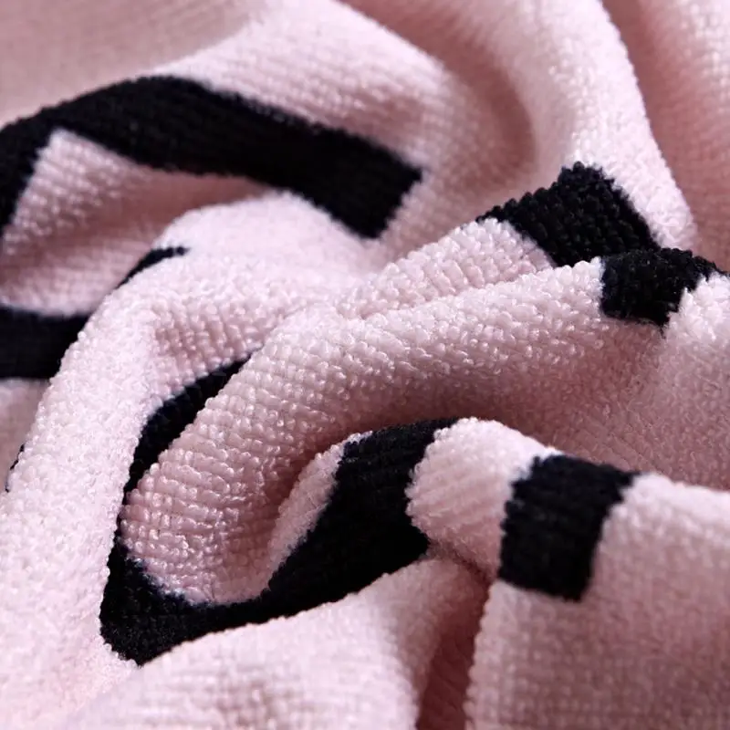 Microfiber Full Polyester Rectangular Bath Towel Letter Printing Sleek Minimalist Can Be Used For Beach Towel Outdoor Mat SH02#