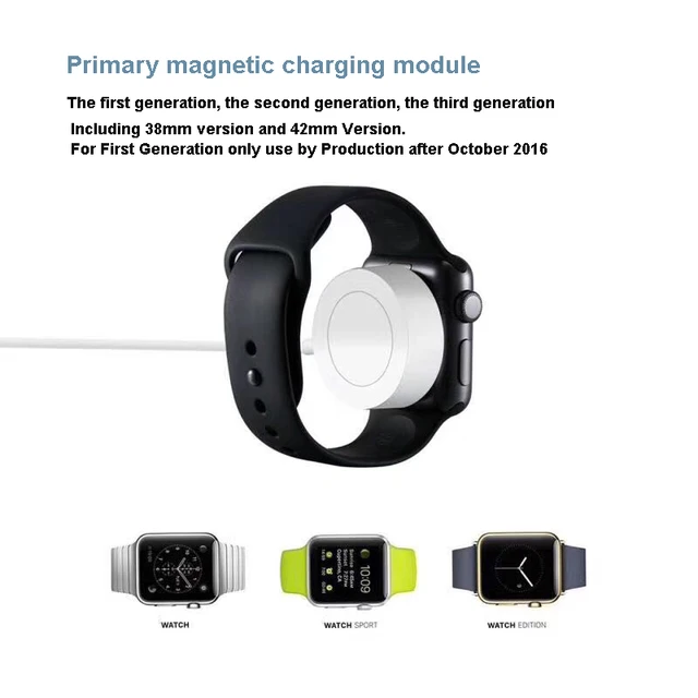 Original Ingelon Watch Charger MFi Certified Magnetic Charging Cable for Apple Watch Series 1,2,3 Charger Dropshipping Wholesale
